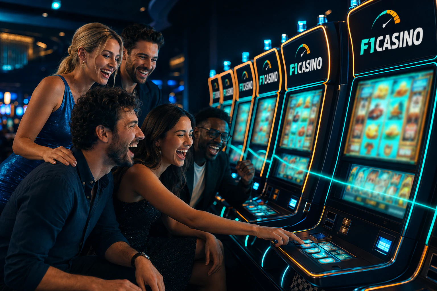 F1Casino grup slot makinesi eğlence
